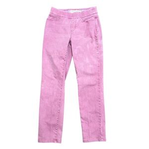 Soft Surroundings Sz Small Pink Vintage Denim Leggings Jeggings Ankle
